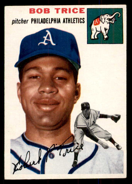 1954 Topps Baseball #148 Bob Trice A's NR-MT 549819