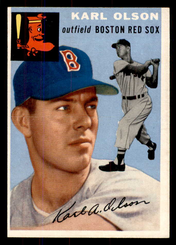 1954 Topps Baseball #186 Karl Olson Red Sox NR-MT 549829