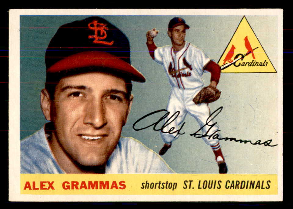 1955 Topps Baseball #021 Alex Grammas Cardinals NR-MT 549860