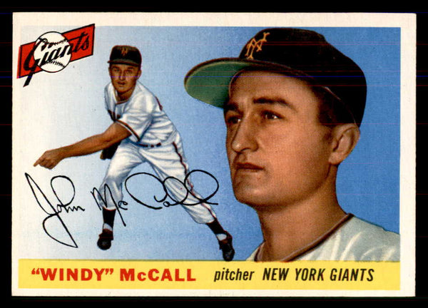 1955 Topps Baseball #042 Windy McCall Giants NR-MT 549866
