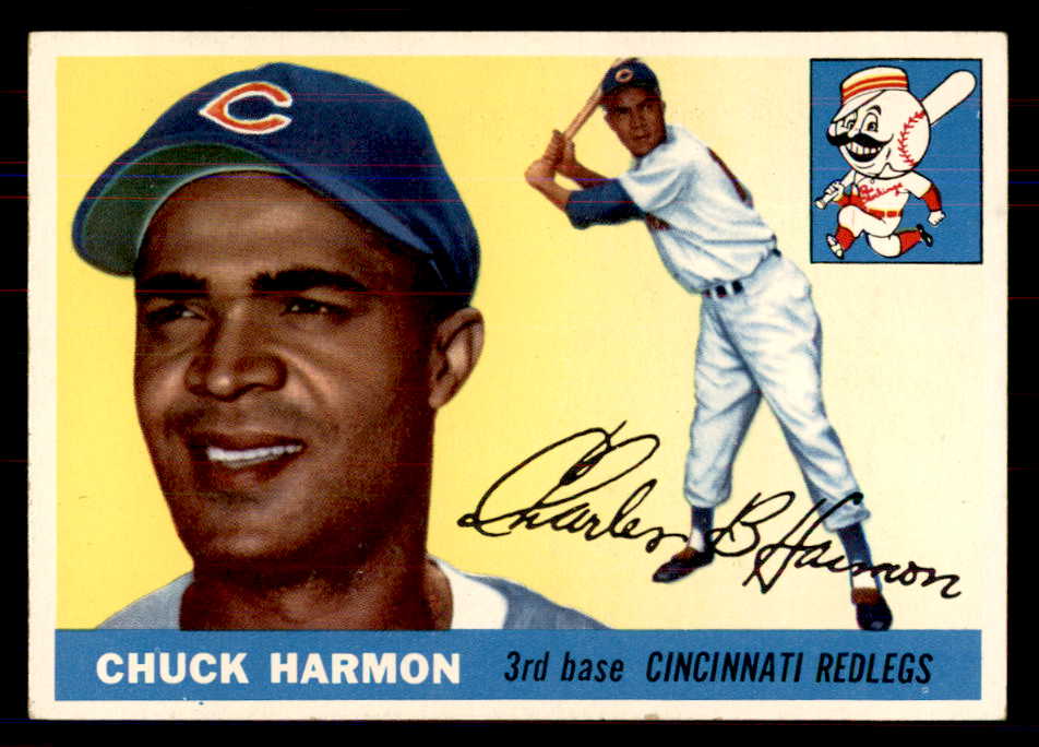 1955 Topps Baseball #082 Chuck Harmon Reds NR-MT 549876