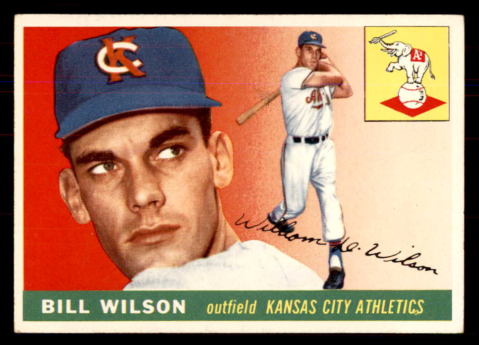 1955 Topps Baseball #086 Bill Wilson A's NR-MT 549877