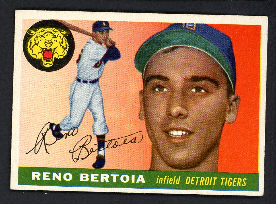 1955 Topps Baseball #094 Reno Bertoia Tigers NR-MT 549882