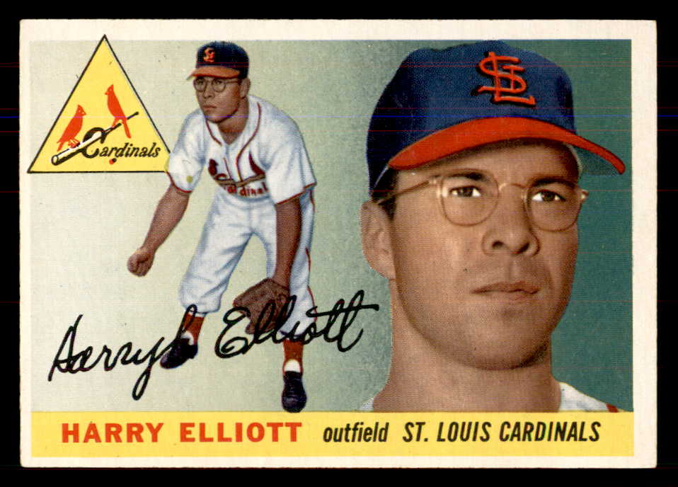 1955 Topps Baseball #137 Harry Elliott Cardinals NR-MT 549897