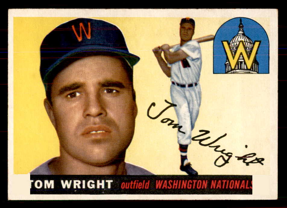 1955 Topps Baseball #141 Tom Wright Senators NR-MT 549899