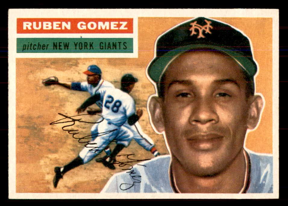 1956 Topps Baseball #009 Ruben Gomez Giants NR-MT White 549907