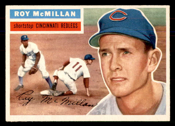 1956 Topps Baseball #123 Roy McMillan Reds NR-MT Gray 549954