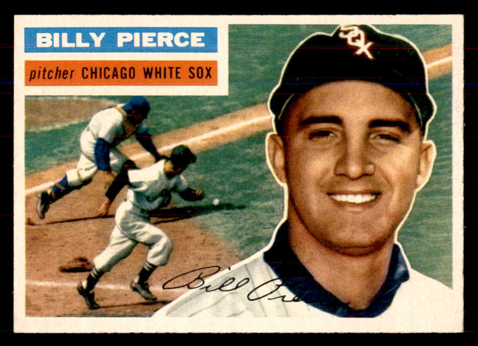 1956 Topps Baseball #160 Billy Pierce White Sox NR-MT Gray 549963