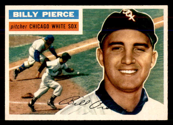 1956 Topps Baseball #160 Billy Pierce White Sox NR-MT Gray 549963