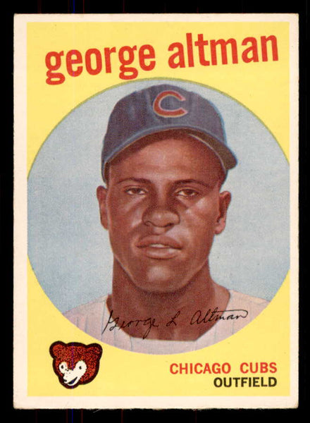 1959 Topps Baseball #512 George Altman Cubs NR-MT 549983