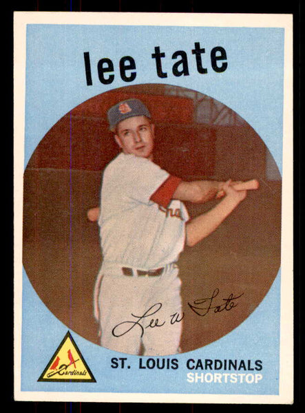 1959 Topps Baseball #544 Lee Tate Cardinals NR-MT 549991