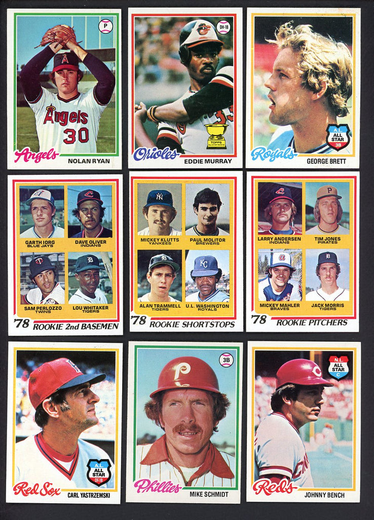 1978 Topps Baseball Complete Set EX-MT/NR-MT Murray Molitor 550073