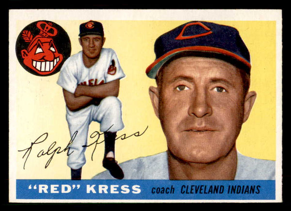 1955 Topps Baseball #151 Ralph Kress Indians EX-MT 550096