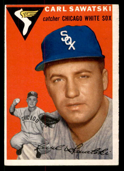 1954 Topps Baseball #198 Carl Sawatski White Sox EX-MT 550110