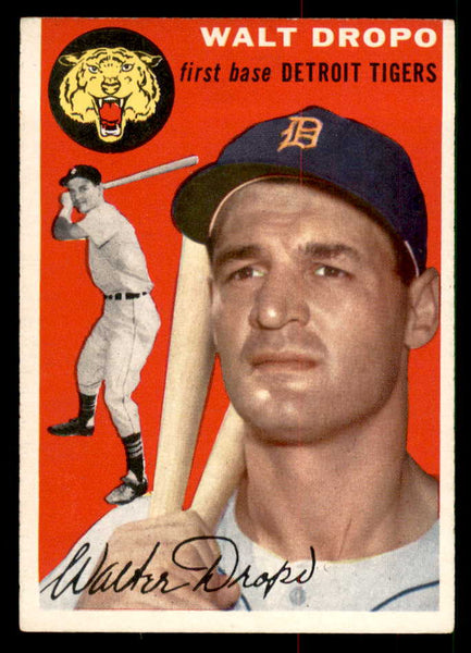 1954 Topps Baseball #018 Walt Dropo Tigers EX-MT 550114