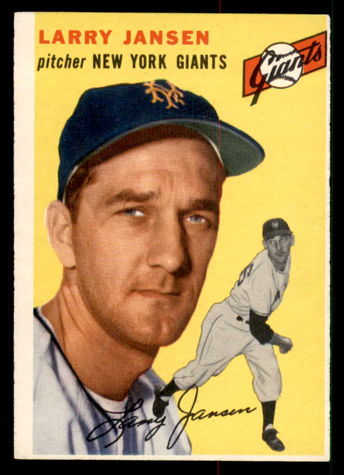 1954 Topps Baseball #200 Larry Jansen Giants EX-MT 550120