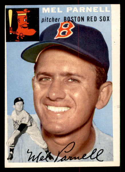 1954 Topps Baseball #040 Mel Parnell Red Sox EX-MT 550123
