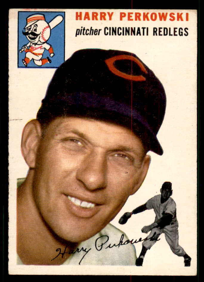 1954 Topps Baseball #125 Harry Perkowski Reds EX-MT 550135