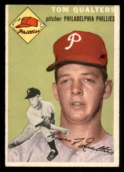 1954 Topps Baseball #174 Tom Qualters Phillies EX-MT 550154