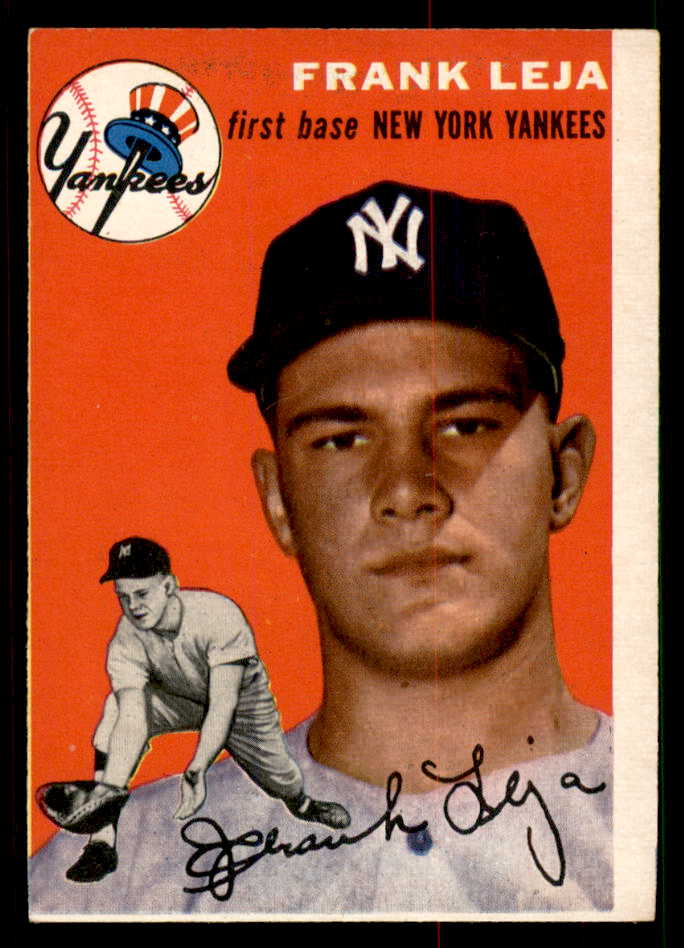 1954 Topps Baseball #175 Frank Leja Yankees EX-MT 550155