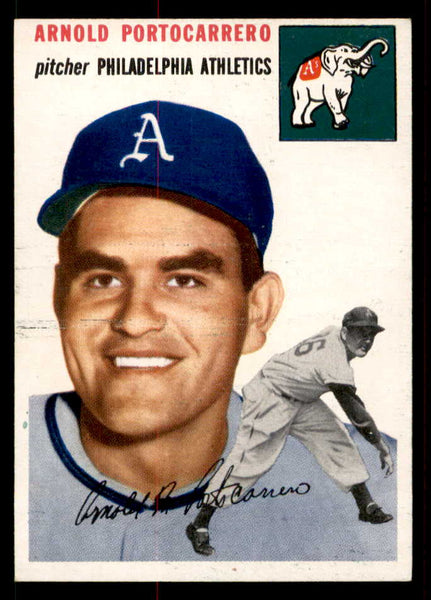 1954 Topps Baseball #214 Arnie Portocarrero A's EX-MT 550160