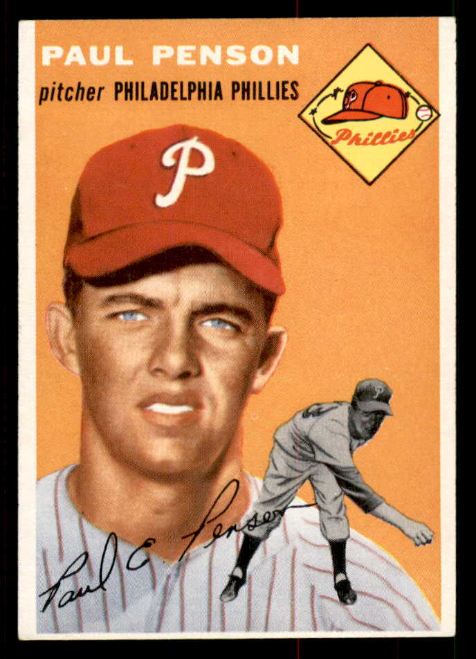 1954 Topps Baseball #236 Paul Penson Phillies EX-MT 550169