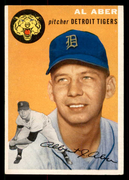 1954 Topps Baseball #238 Al Aber Tigers EX-MT 550171