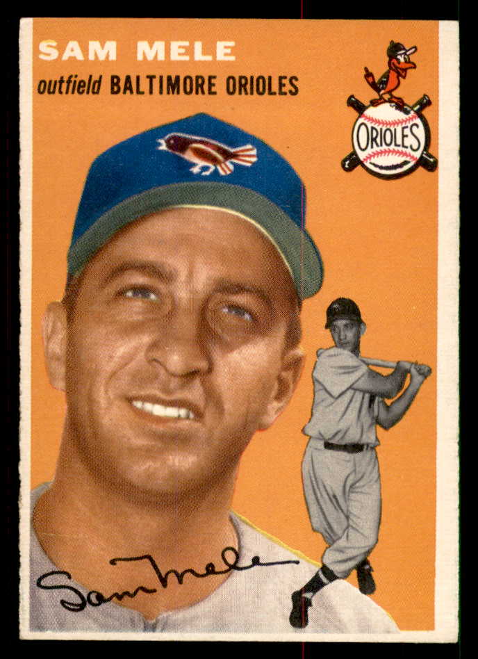 1954 Topps Baseball #240 Sam Mele Orioles EX-MT 550172