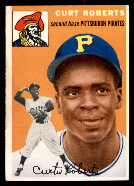 1954 Topps Baseball #242 Curt Roberts Pirates EX-MT 550174