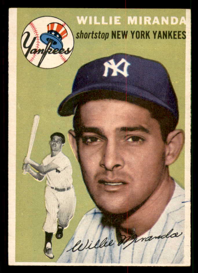 1954 Topps Baseball #056 Willie Miranda Yankees EX-MT 550187