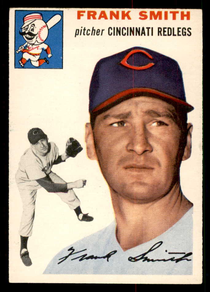 1954 Topps Baseball #071 Frank Smith Reds EX-MT 550198