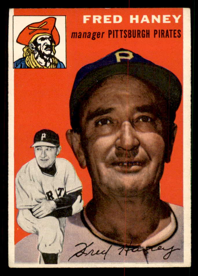 1954 Topps Baseball #075 Fred Haney Pirates EX-MT 550201