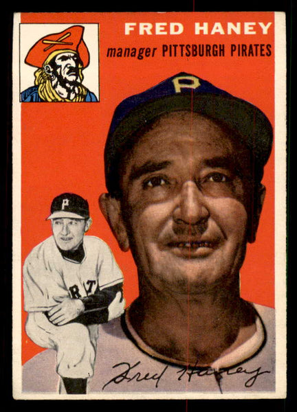 1954 Topps Baseball #075 Fred Haney Pirates EX-MT 550201