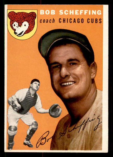 1954 Topps Baseball #076 Bob Scheffing Cubs EX-MT 550205