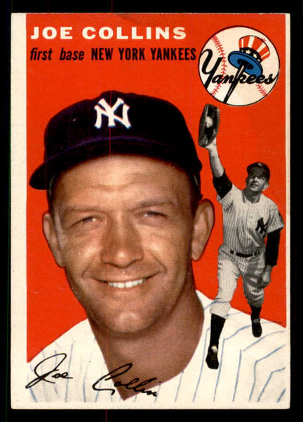 1954 Topps Baseball #083 Joe Collins Yankees EX-MT 550208