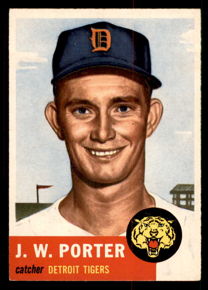 1953 Topps Baseball #211 J.W. Porter Tigers EX-MT 550245