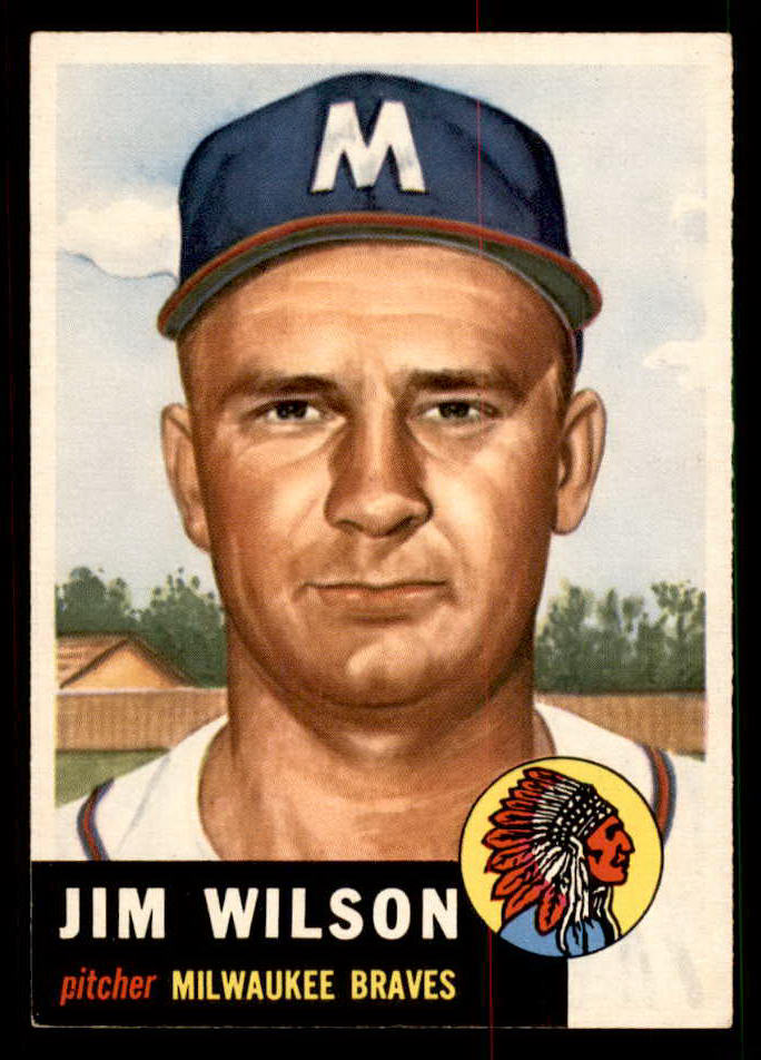 1953 Topps Baseball #208 Jim Wilson Braves EX-MT 550247