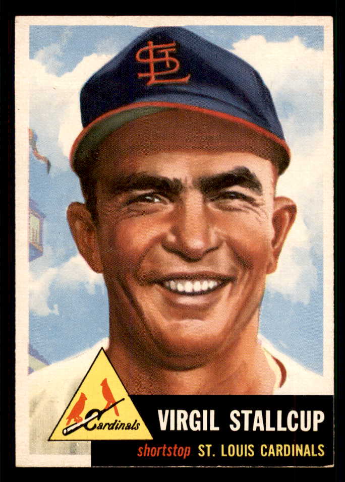 1953 Topps Baseball #180 Virgil Stallcup Cardinals EX-MT 550257