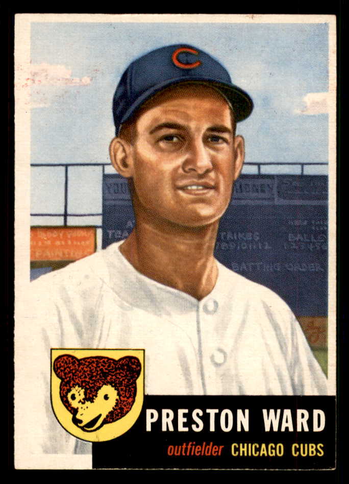 1953 Topps Baseball #173 Preston Ward Cubs EX-MT 550259