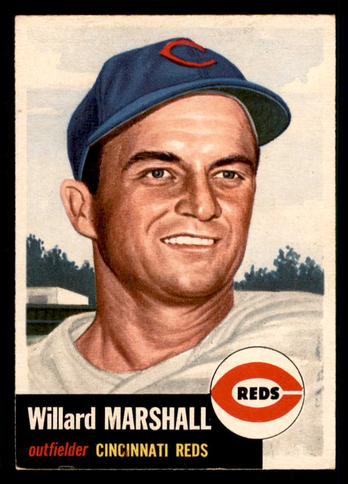 1953 Topps Baseball #095 Willard Marshall Reds EX-MT 550282