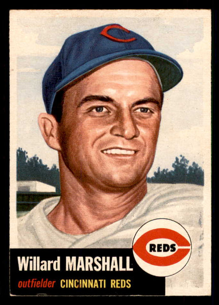 1953 Topps Baseball #095 Willard Marshall Reds EX-MT 550282