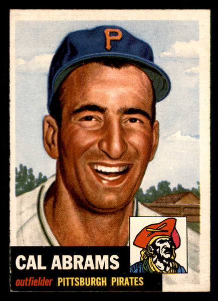 1953 Topps Baseball #098 Cal Abrams Pirates EX-MT 550297