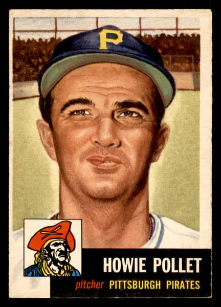 1953 Topps Baseball #083 Howie Pollet Pirates EX-MT 550305