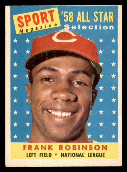 1958 Topps Baseball #484 Frank Robinson A.S. Reds VG 550327