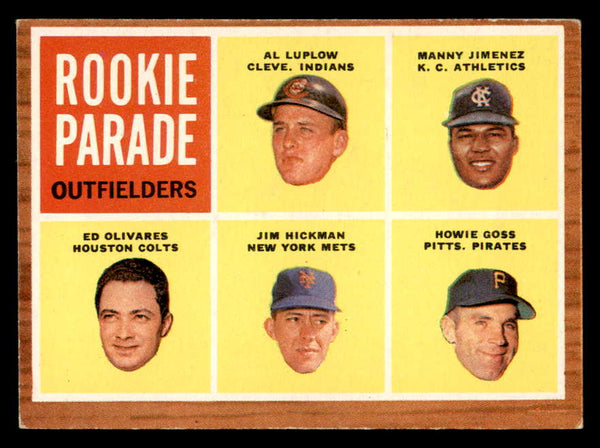 1962 Topps Baseball #598 Jim Hickman Mets EX 550346