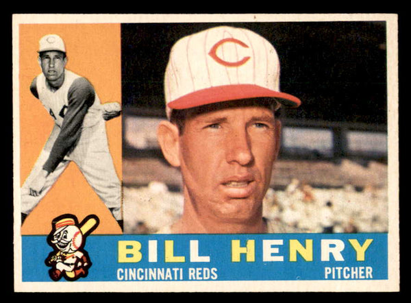 1960 Topps Baseball #524 Bill Henry Reds NR-MT 550375