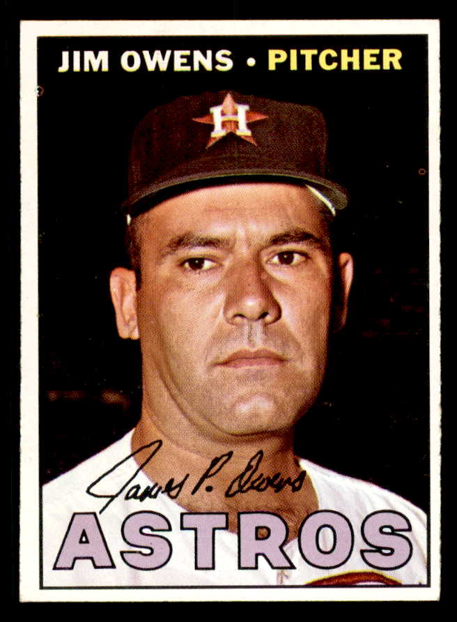 1967 Topps Baseball #582 Jim Owens Astros NR-MT 550411