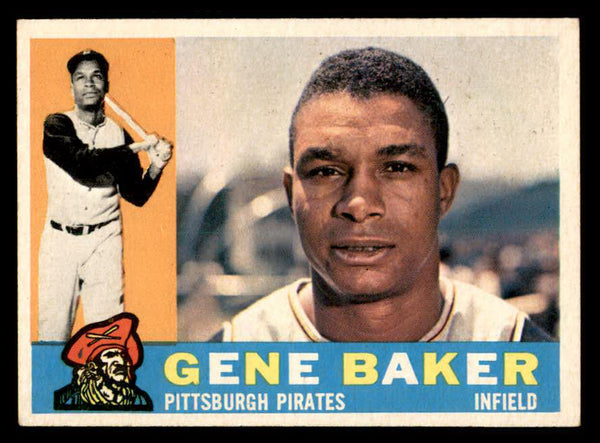 1960 Topps Baseball #539 Gene Baker Pirates EX-MT 550465