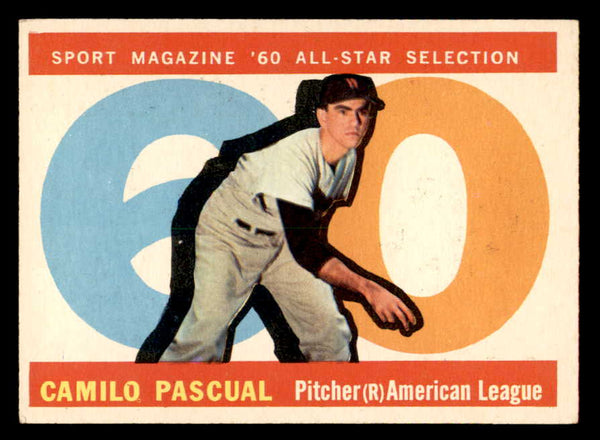 1960 Topps Baseball #569 Camilo Pascual A.S. Senators EX-MT 550473