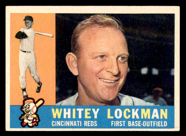 1960 Topps Baseball #535 Whitey Lockman Reds EX-MT 550491